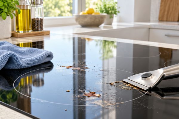 Cam ocağı çizmeden temizleme