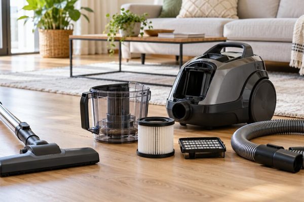 Filtreleri kontrol edilen elektrikli süpürge