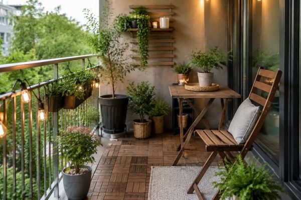 Küçük balkon düzenleme